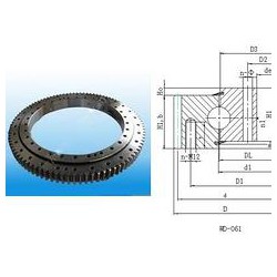 洛陽松瑞機(jī)械供應(yīng)值得信賴的輕型系列回轉(zhuǎn)支承（薄型）外齒式，輕型系列回轉(zhuǎn)支承（薄型）外齒式價格