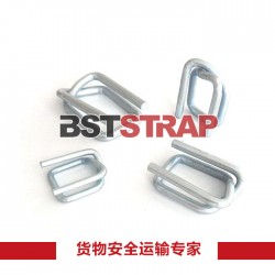 BSTSTRAP供應50mm捆綁帶打包帶用鍍鋅磷化鋼絲回型扣