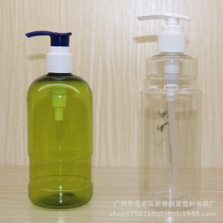 500ml透明/半透綠護(hù)發(fā)素瓶/PET洗發(fā)水瓶沐浴瓶廠家批發(fā)